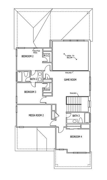 2D floor plan layout of this home in University Heights, Round Rock, TX (Image 5). 2D floor plan layout of this home in University Heights, Round Rock, TX (Image 5).