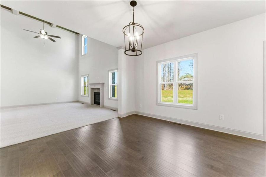Spacious, unfurnished interior of a new home in Underwood Crossing, Covington (Image 34). Spacious, unfurnished interior of a new home in Underwood Crossing, Covington (Image 34).