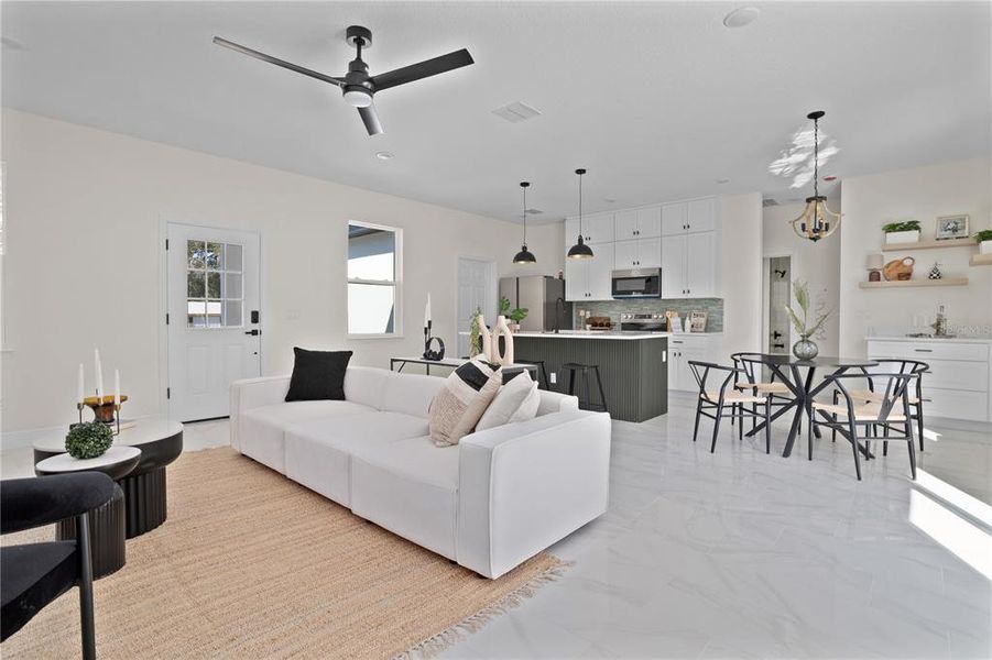 Furnished interior view inside a new home in , Casselberry (Image 12). Furnished interior view inside a new home in , Casselberry (Image 12).