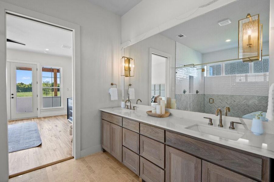 Furnished interior view inside a new home in , Midlothian (Image 4). Furnished interior view inside a new home in , Midlothian (Image 4).