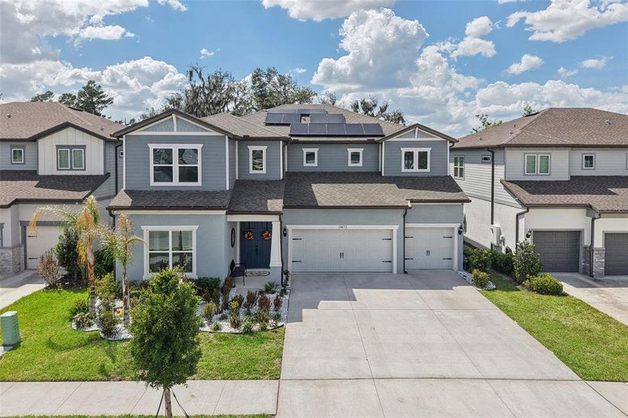 Front exterior of a new home in , Riverview, FL, highlighting curb appeal (Image 25).