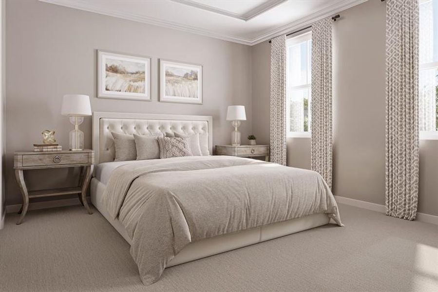 Representative furnished interior of a home built from the Bruckner by Ryan Homes in Spring Branch Townhomes, Smyrna (Image 5). Representative furnished interior of a home built from the Bruckner by Ryan Homes in Spring Branch Townhomes, Smyrna (Image 5).