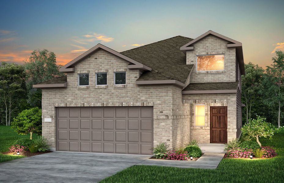 The Fentress, a 2-story new construction home showing Home Exterior TR201