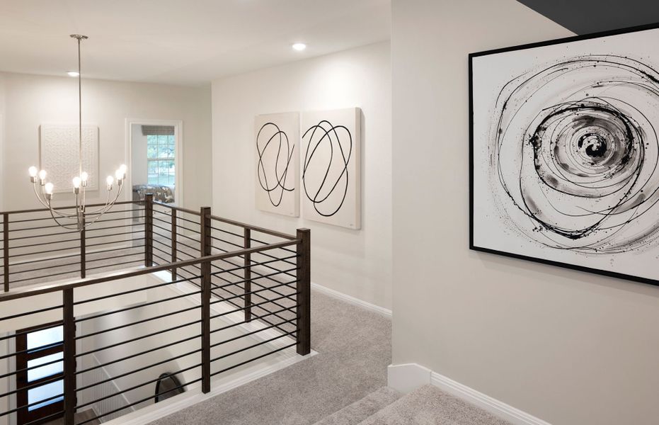 Upstairs Open To Below