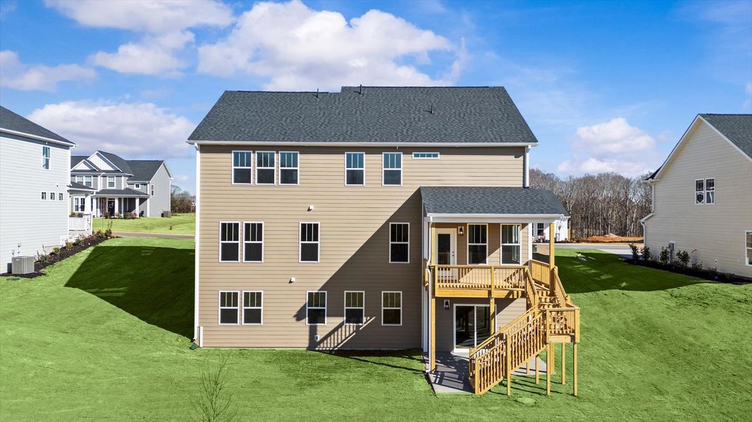Exterior details and patio area of a home in Pinebrook, Woodruff (Image 3).
