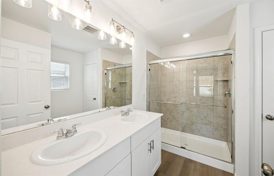 Owner's bath with double vanity Owner's bath with double vanity