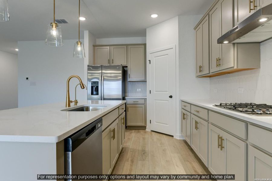 Furnished interior view inside a new home in Arcadia Ridge, San Antonio (Image 8).