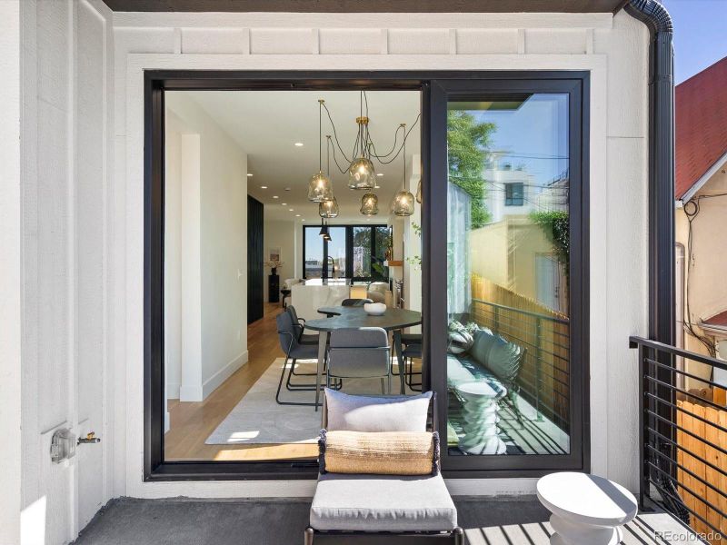 Exterior details and patio area of a home in , Denver (Image 35).