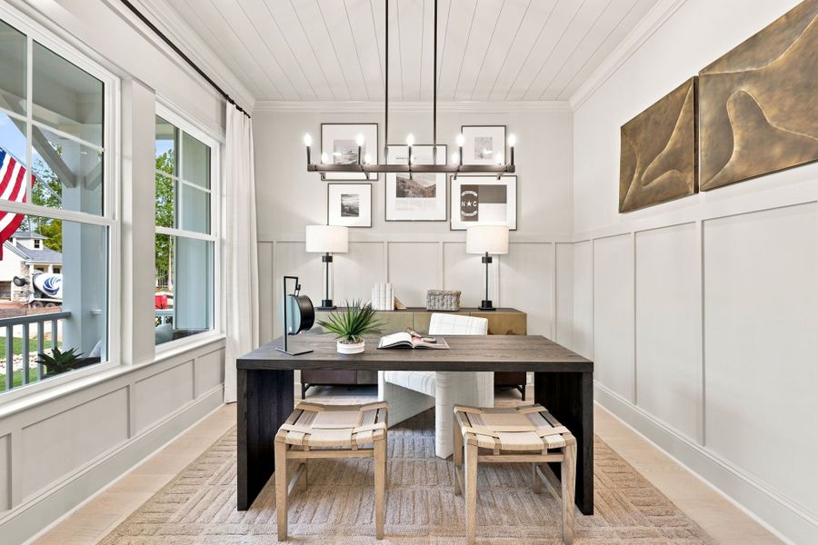 Representative furnished interior of a home built from the The Barrington by Davidson Homes LLC in Ashland, Holly Springs (Image 8).