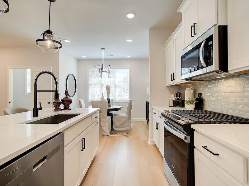 Furnished interior view inside a new home in Townes at South Main, Kennesaw (Image 27).