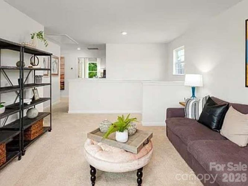 Furnished interior view inside a new home in Secrest Commons, Monroe (Image 25). Furnished interior view inside a new home in Secrest Commons, Monroe (Image 25).