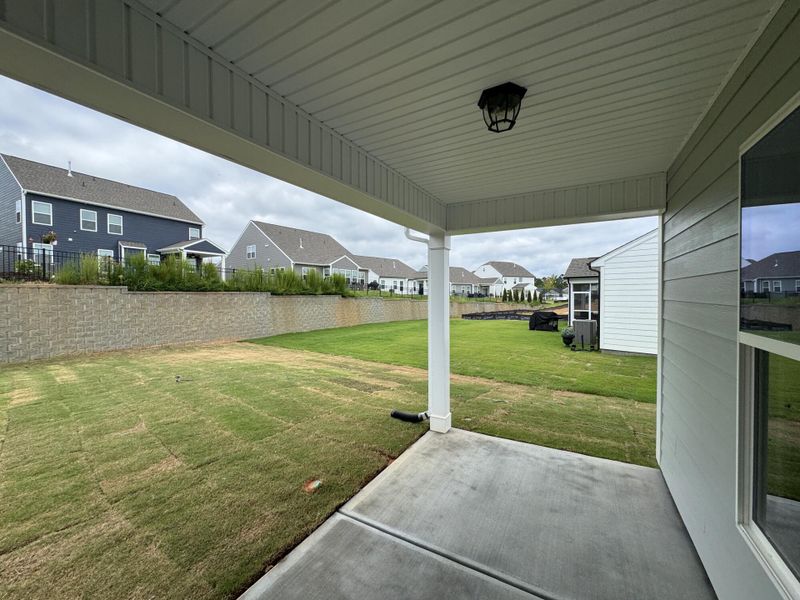 Exterior details and patio area of a home in The Meadows at Laurelbrook, Sherrills Ford (Image 3).