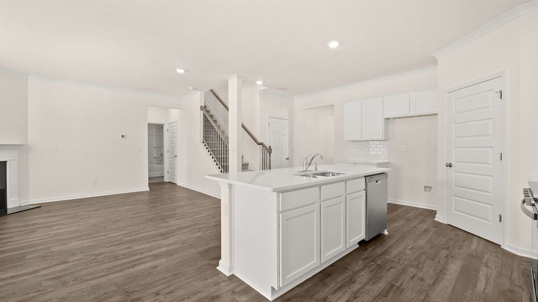 Representative furnished interior of a home built from the Iberville by D.R. Horton in Independence, Loganville (Image 6).