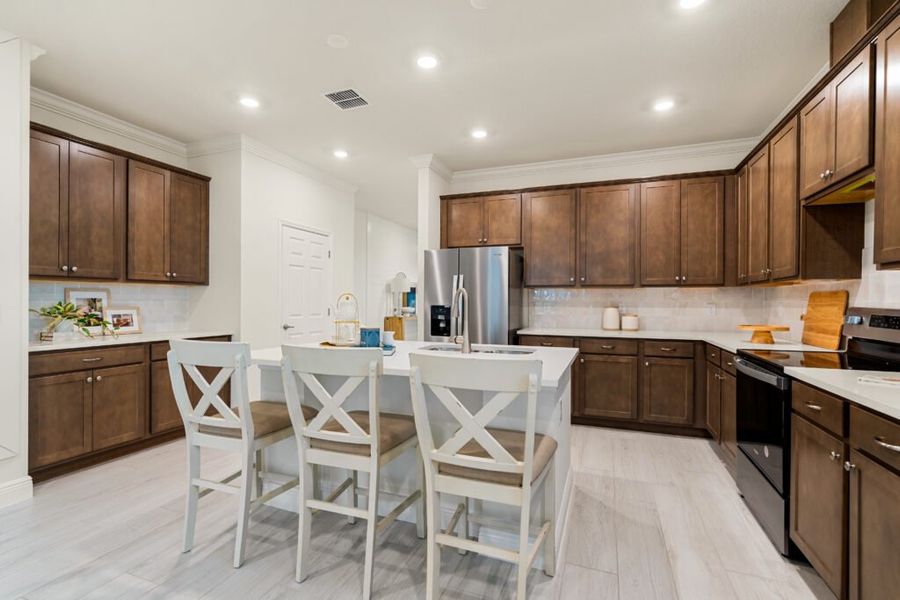 Representative furnished interior of a home built from the Jensen by Holiday Builders in Spirit Of Sebastian, Sebastian (Image 9). Representative furnished interior of a home built from the Jensen by Holiday Builders in Spirit Of Sebastian, Sebastian (Image 9).