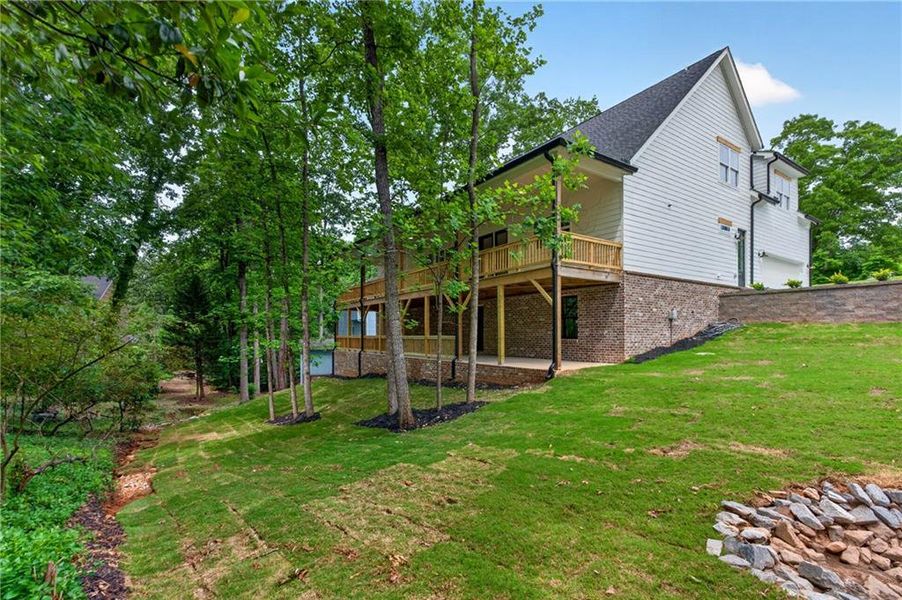 Exterior details and patio area of a home in , Cumming (Image 32).