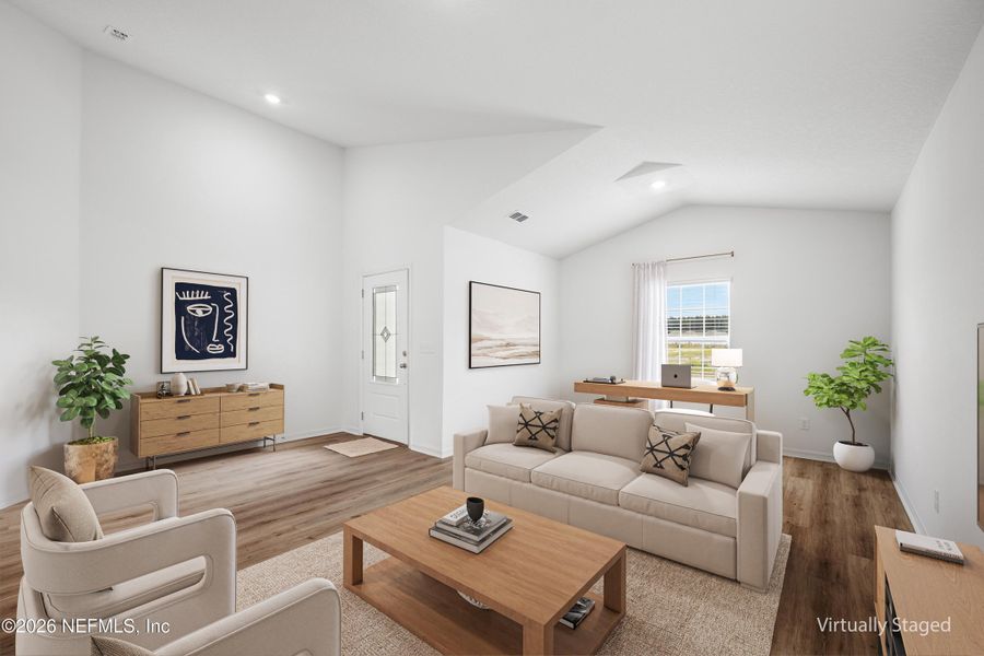 Furnished interior view inside a new home in Westport Landing, Jacksonville (Image 16).