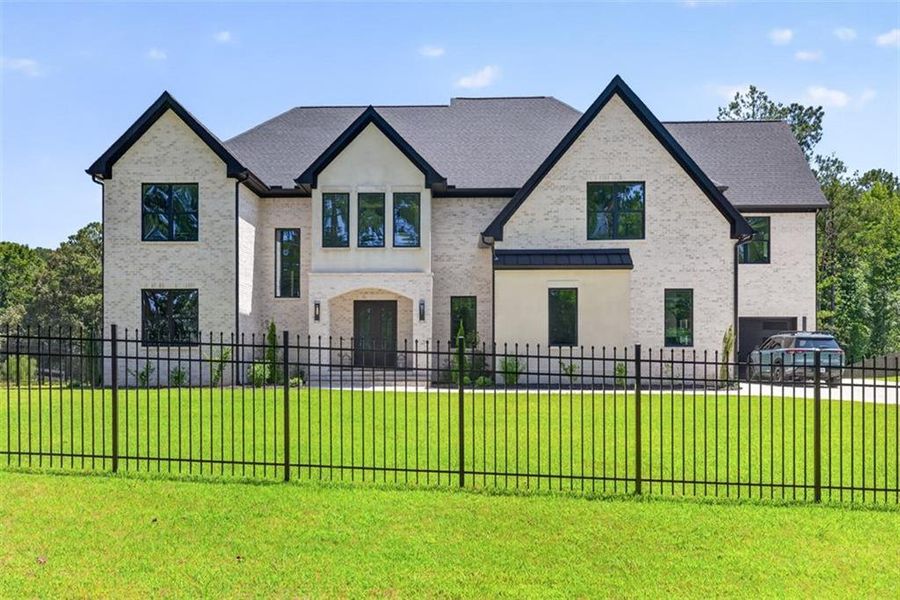 Front exterior of a new home in , Buford, GA, highlighting curb appeal (Image 23).