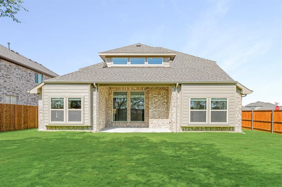 Front exterior of a new home in Timberbrook 3B-4A, Justin, TX, highlighting curb appeal (Image 26).