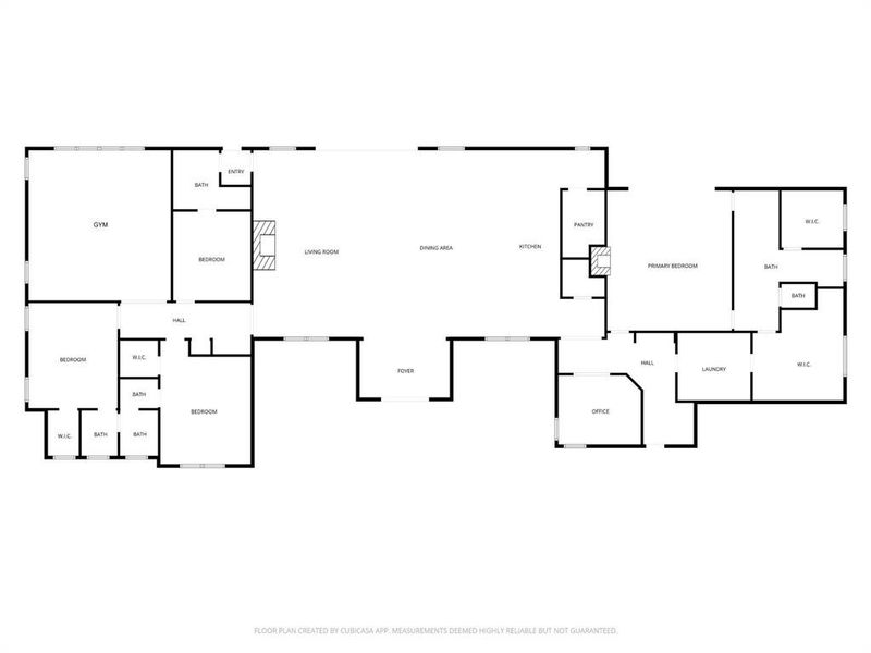 View of room layout