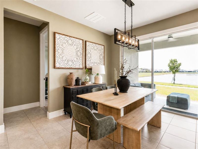 Furnished interior view inside a new home in , St. Cloud (Image 8).