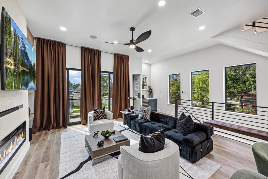 Furnished interior view inside a new home in , Houston (Image 13).