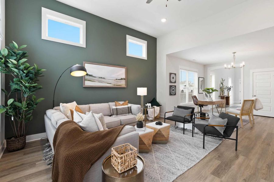 Furnished interior view inside a new home in Westfield Garden Homes, Gallatin (Image 7).