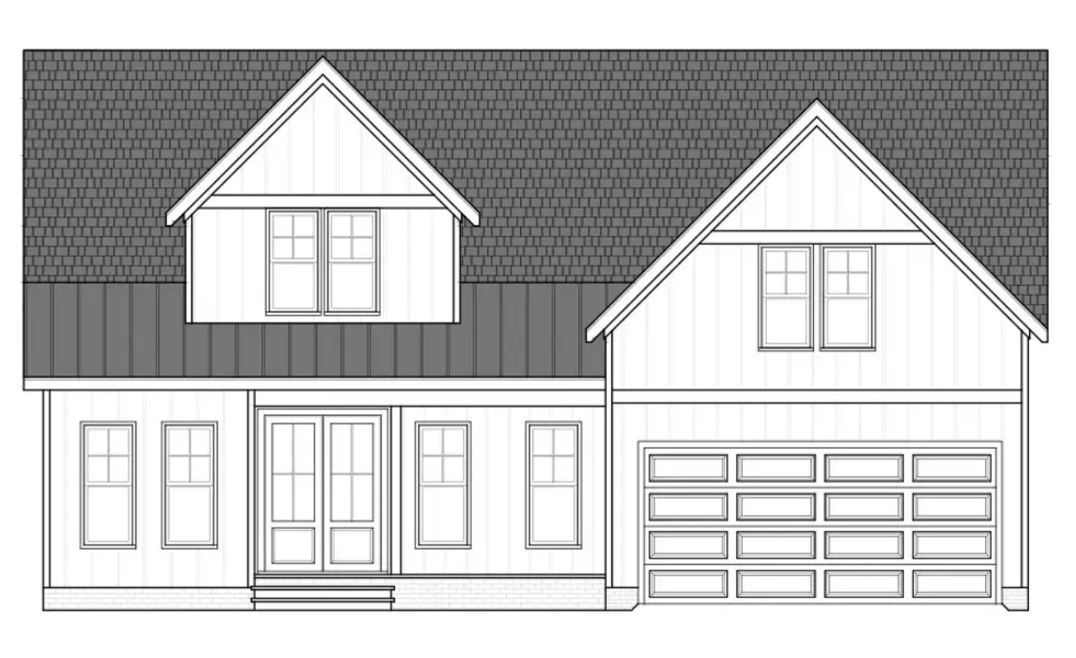 Representative rendering of the exterior for the Evergreen by RiverWILD Homes (Image 1). Representative rendering of the exterior for the Evergreen by RiverWILD Homes (Image 1).