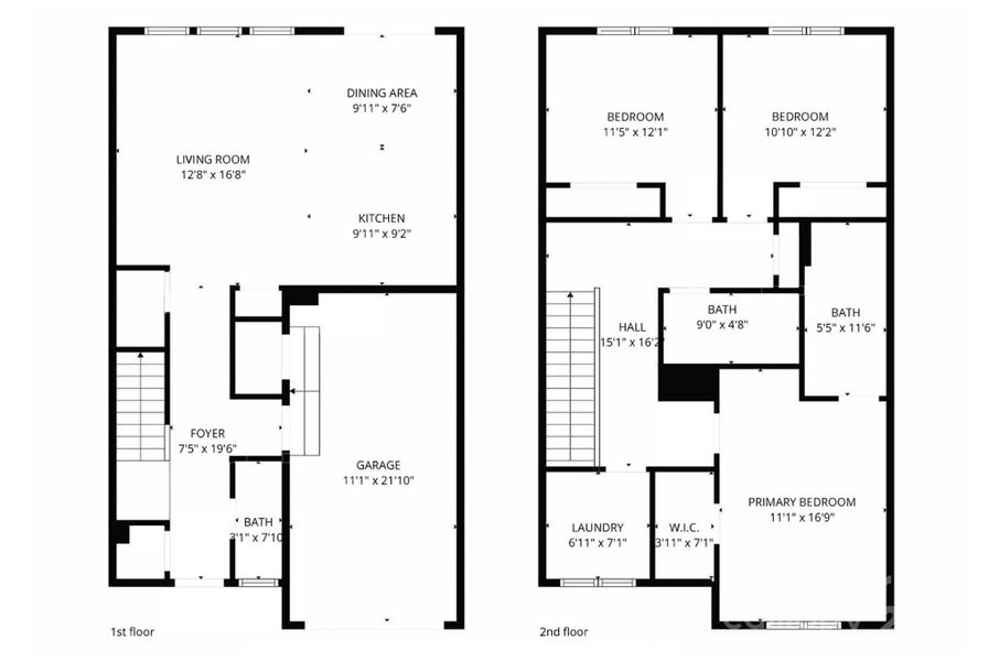 2D floor plan layout of this home in , Statesville, NC (Image 5).
