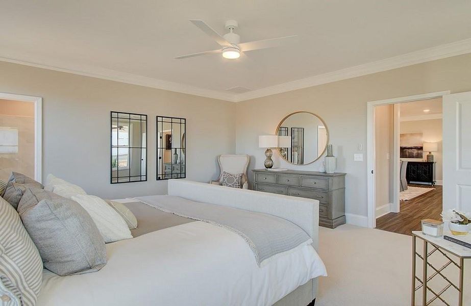 Furnished interior view inside a new home in Courtyards at Traditions, Cumming (Image 6).