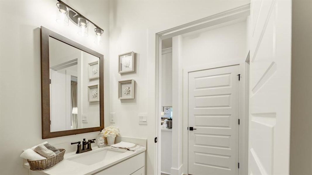Furnished interior view inside a new home in The Village at Sandy Plains, Marietta (Image 12). Furnished interior view inside a new home in The Village at Sandy Plains, Marietta (Image 12).