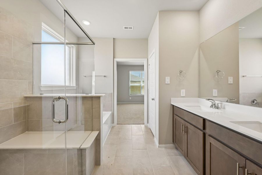 Furnished interior view inside a new home in Heights of Barbers Hill, Baytown (Image 9).