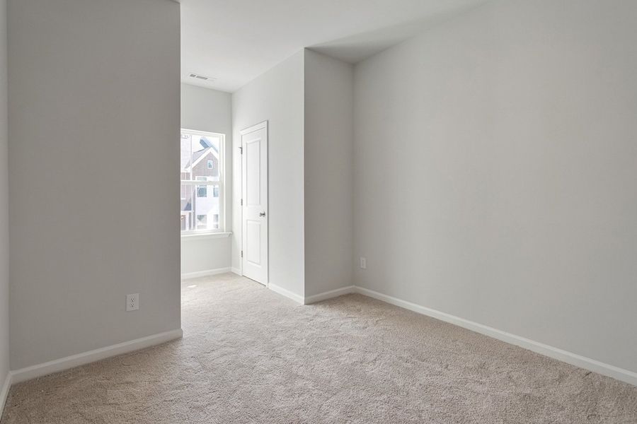 Spacious, unfurnished interior of a new home in Renaissance at White Oak, Garner (Image 23). Spacious, unfurnished interior of a new home in Renaissance at White Oak, Garner (Image 23).
