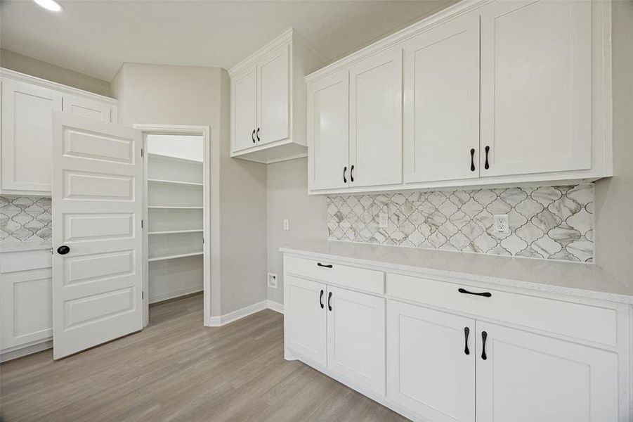 Furnished interior view inside a new home in , Savoy (Image 4).