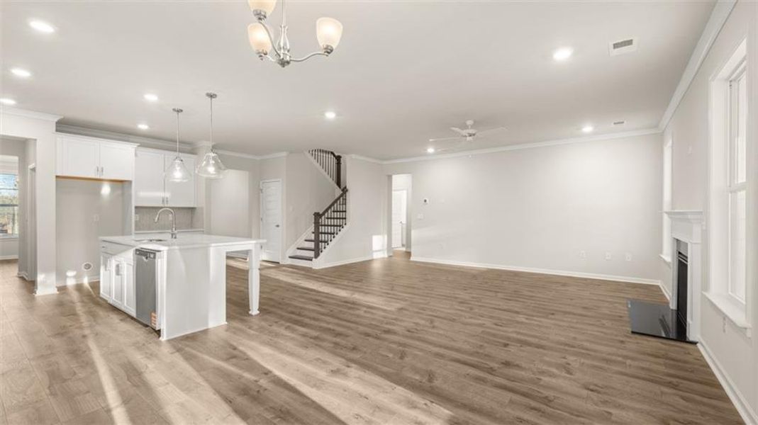 Spacious, unfurnished interior of a new home in Water Oak Estates, Lawrenceville (Image 32).