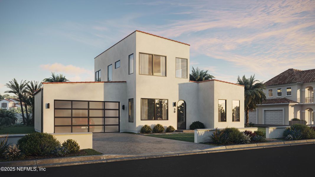 Front exterior of a new home in , St. Augustine Beach, FL, highlighting curb appeal (Image 15).