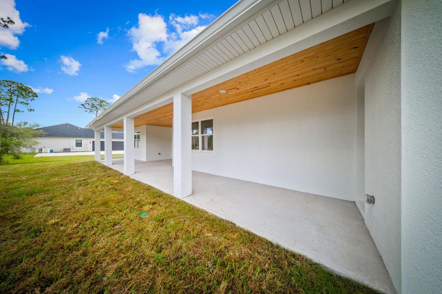 Exterior details and patio area of a home in , Fort Pierce (Image 3). Exterior details and patio area of a home in , Fort Pierce (Image 3).