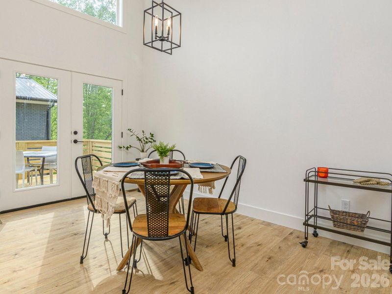 Furnished interior view inside a new home in , Asheville (Image 13).