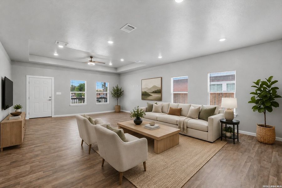 Furnished interior view inside a new home in , San Antonio (Image 11).