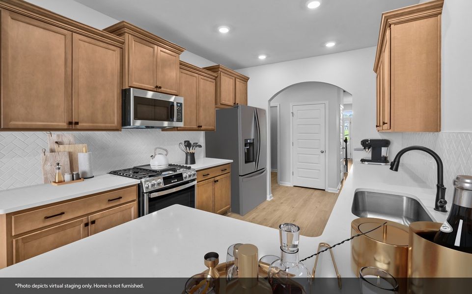 Furnished interior view inside a new home in Fieldstone, Lexington (Image 6).