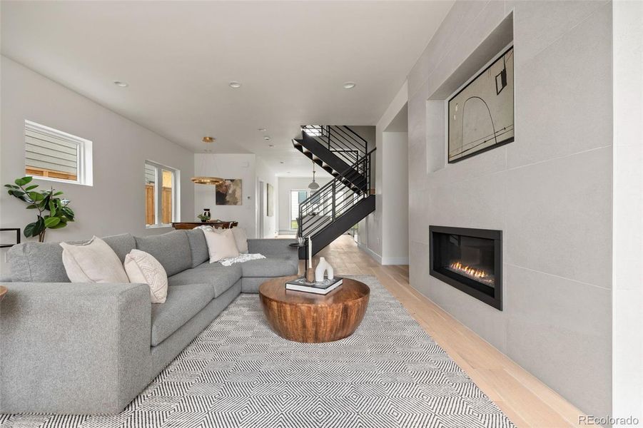 Furnished interior view inside a new home in , Denver (Image 15).