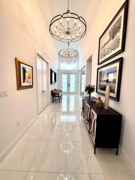 Furnished interior view inside a new home in , Palm Beach Gardens (Image 20).