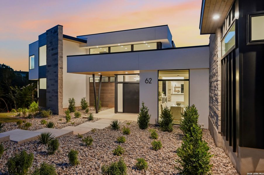 Exterior details and patio area of a home in , San Antonio (Image 42).