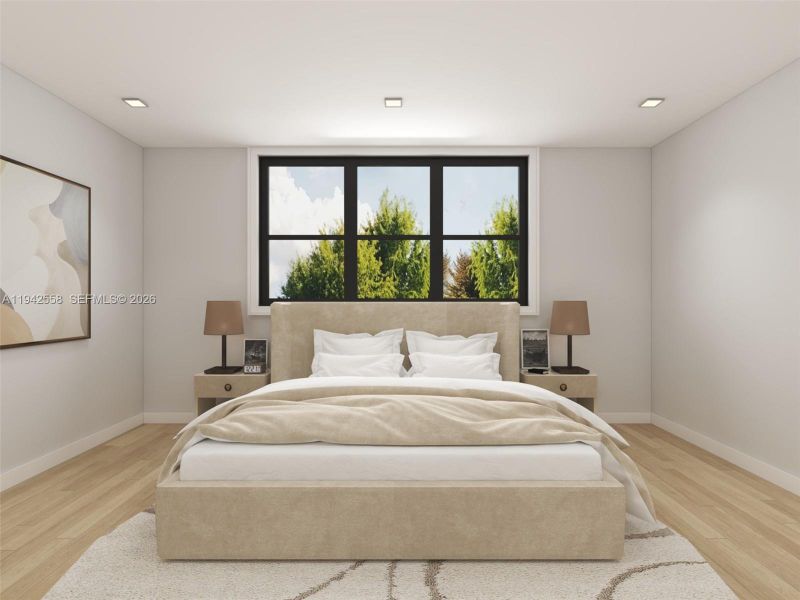 Furnished interior view inside a new home in , Fort Lauderdale (Image 17).