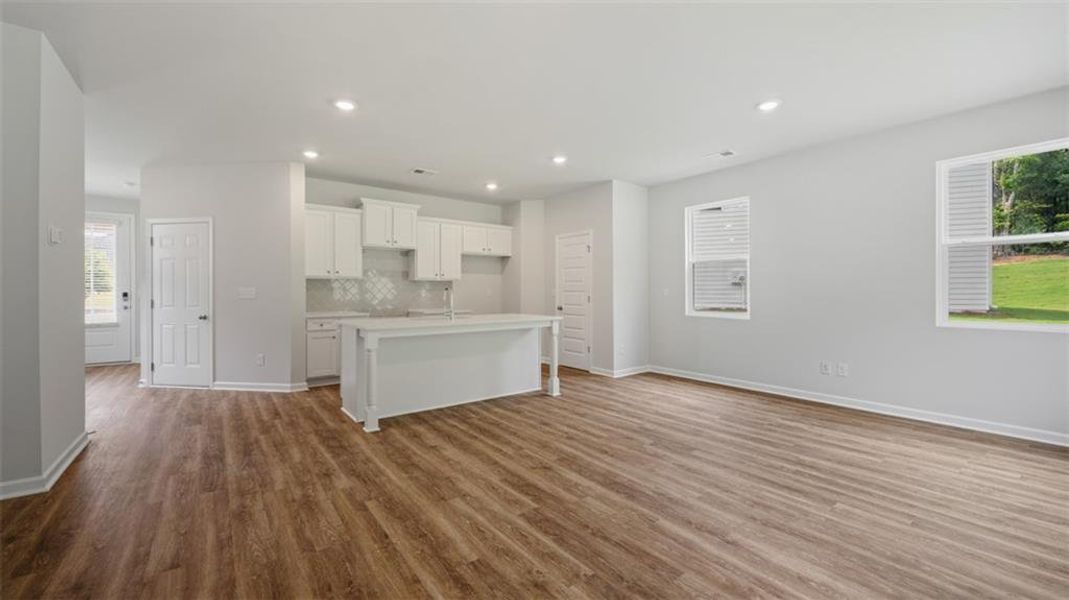 Spacious, unfurnished interior of a new home in Brookland Commons, Monroe (Image 22).