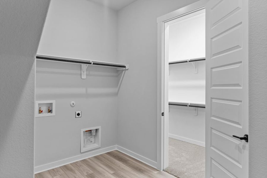 Spacious, unfurnished interior of a new home in Park Collection at Lariat, Liberty Hill (Image 41). Spacious, unfurnished interior of a new home in Park Collection at Lariat, Liberty Hill (Image 41).