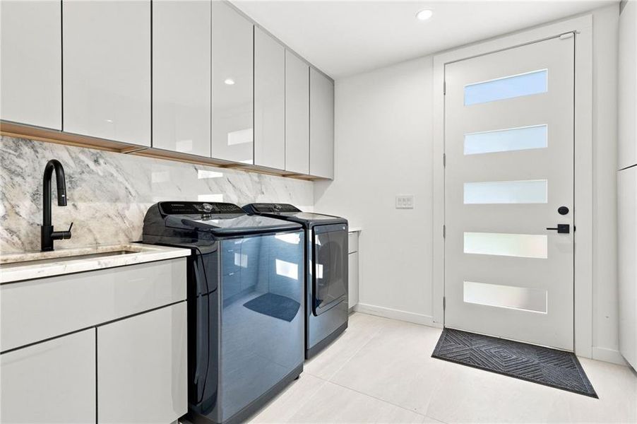 Furnished interior view inside a new home in , Marietta (Image 22).
