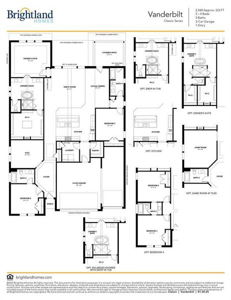 2D floor plan layout of this home in Brookewater, Rosenberg, TX (Image 4).