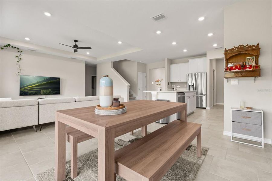 Furnished interior view inside a new home in Deerbrook, Land O' Lakes (Image 28).