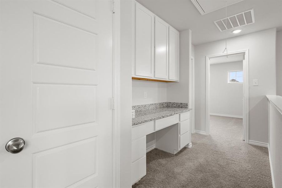 Furnished interior view inside a new home in Retreat at Fossil Creek, Fort Worth (Image 4). Furnished interior view inside a new home in Retreat at Fossil Creek, Fort Worth (Image 4).