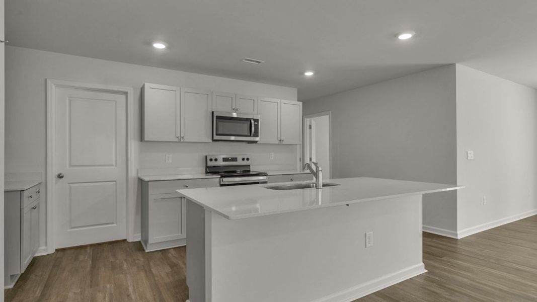 Furnished interior view inside a new home in Mount Hope Estates, Winston-Salem (Image 5). Furnished interior view inside a new home in Mount Hope Estates, Winston-Salem (Image 5).